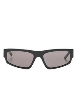 Солнцезащитные очки в квадратной оправе с логотипом Balenciaga Eyewear, черный