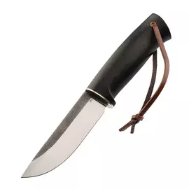 Нож Шмель, сталь D2 с насечками, граб