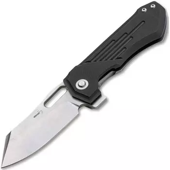 Нож складной Boker Plus Jason B. Stout Design Leviathan, сталь D2 Stonewash Plain, рукоять G10, 01BO751