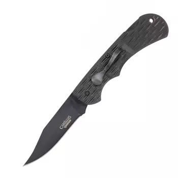 Нож складной Camillus Lev-R-Lok® Bowie, сталь AUS-8, рукоять стеклотекстолит G-10, чёрный