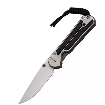 Нож складной Chris Reeve Large Sebenza 21 Gabon Ebony Inlay, сталь CPM S35VN, рукоять титан/габон