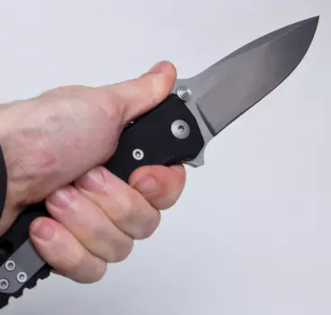 Нож складной Fantoni, HB01, William (Bill) Harsey Design-2, FAN/HB01SwBk, сталь CPM-S35VN, рукоять стеклотекстолит G-10, чёрный