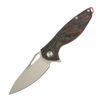 Нож складной Hummingbird Plus, сталь N690Co, Red Carbon
