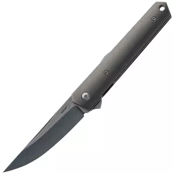 Нож складной Kwaiken Flipper Titan (IKBS®) - Boker Plus 01BO296, сталь VG-10 Stonewashes Plain, рукоять титан