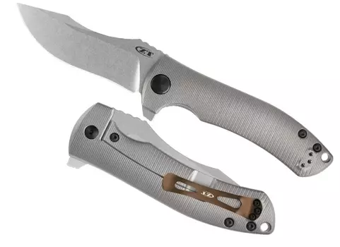 Нож складной Les ZT 0920, сталь CPM® 20CV, рукоять титан