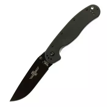 Нож складной Ontario RAT-1, сталь Aus-8, рукоять термопластик GRN, black