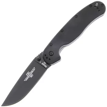 Нож складной Ontario RAT-1, сталь D2, рукоять термопластик GRN, black