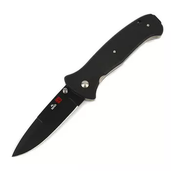 Нож складной Al Mar Sere 2000™, сталь VG-10 Black Ceracote, рукоять стеклотекстолит G-10