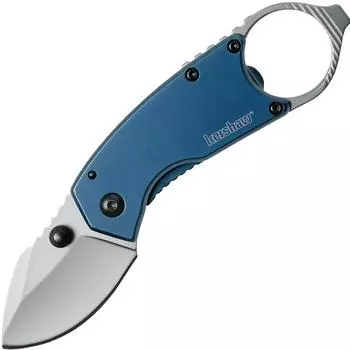 Складной нож Kershaw Antic 8710, сталь 8Cr13MoV, рукоять нержавеющая сталь, синий