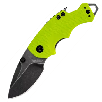 Складной нож Kershaw Shuffle 8700LIMEBW, сталь 8Cr13MoV BlackWash™, компактный мультитул, рукоять GFN зелёная
