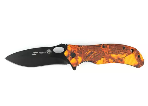 Нож складной Stinger FK-C051, сталь 3Cr13, алюминий