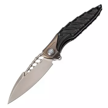 Складной нож Thor 7 Rikeknife, сталь 154CM, Black Titanium/G10