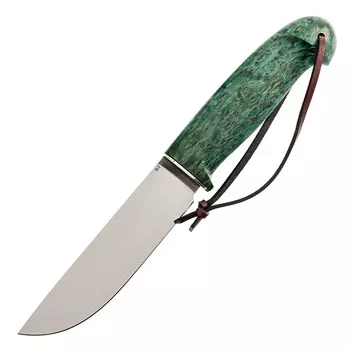 Нож Шмель, сталь K110, синяя карельская береза