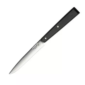 Нож столовый Opinel №125, нержавеющая сталь, черный