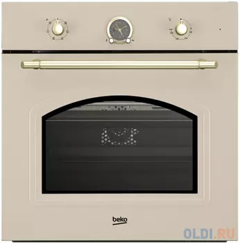 Встраиваемая электрическая духовка BEKO/ Мультифункциональный духовой шкаф (6 режимов) с независимым управлением. Объем 71 л. Rustic .таймер. Телескоп