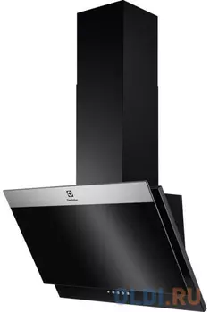 Вытяжка ELECTROLUX/ Наклонная вытяжка, 60 см. стекло, 1 мотор, цвет - черный
