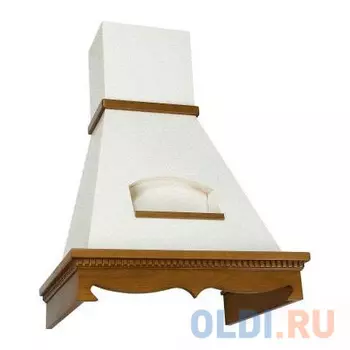 Вытяжка каминная Elikor Бельведер 60П-650-П3Д бежевый/бук/орех КВ II М-650-60-318