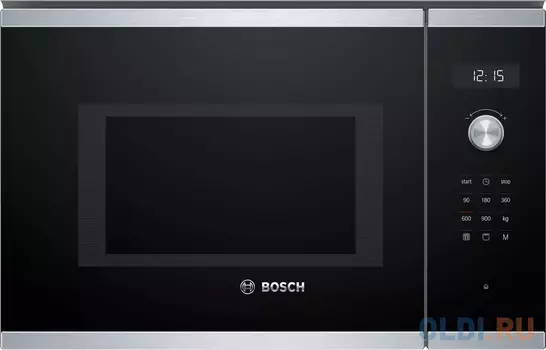 Встраиваемая микроволновая печь Bosch BEL554MS0 900 Вт серебристый чёрный