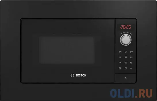 Встраиваемая микроволновая печь Bosch BEL623MB3 800 Вт чёрный