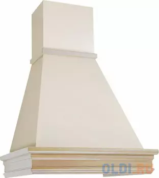Вытяжка каминная Elikor VILLA VALEN. 90P-650-P3D бежевый/золотистый