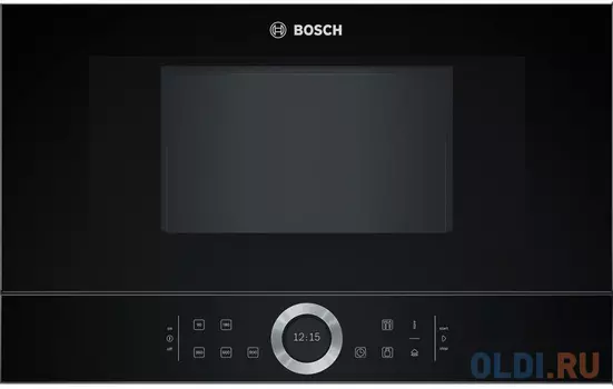 Встраиваемая микроволновая печь Bosch BFL634GB1 900 Вт чёрный