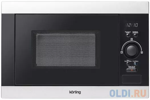 Встраиваемая микроволновая печь Korting KMI 825 XN 900 Вт серебристый