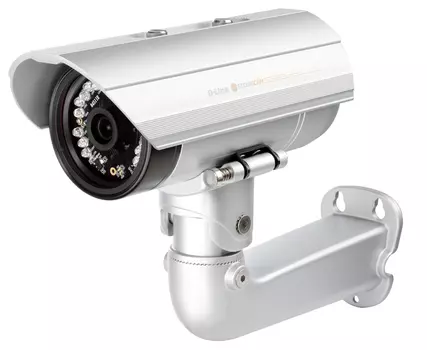 IP-камера D-Link DCS-7413 3.6 мм, уличная, корпусная, 2 Мпикс, CMOS, до 1920x1080, до 30 кадров/с, ИК подсветка 30м, POE, -40 °C/+50 °C, серебристый (DCS-7413/B1A)
