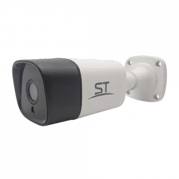IP-камера Space Technology ST-S3533 CITY (2,8mm) 2.8мм, уличная, корпусная, 3Мпикс, CMOS, до 2048x1536, до 20кадров/с, ИК подсветка 25м, POE, -50 °C/+60 °C, белый/черный (ST-S3533 CITY (2,8mm) IP Видеокамера уличная, 3MP)