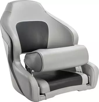 Кресло с болстером Delux Sport Flip Up, обивка угольный/серый винил 12182CG-MR