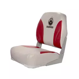 Кресло складное мягкое Skipper, серый/красный 75102GR_SK