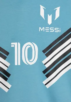 Свитер с капюшоном HOODIE MESSI, светло-голубой
