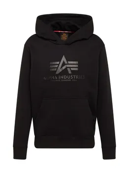 Толстовка с капюшоном ALPHA INDUSTRIES Sweatshirt, черный