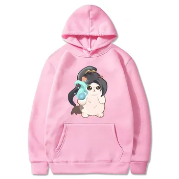 VALORANT Sage Hoodie Streetwear Толстовки унисекс и унисекс с милым принтом кота Топы Спортивный костюм унисекс Студенты Аниме Одежда L