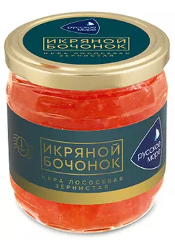 Икра лососевая зернистая РМ 430г ст/б