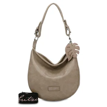 Сумка через плечо Fritzi aus Preuen Eco Hobo 31 cm, цвет mud