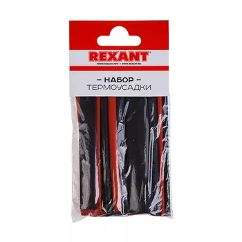 Трубка термоусадочная Rexant Maximum ТУТ 2/1 мм 100 мм 2 цвета (14 шт.)