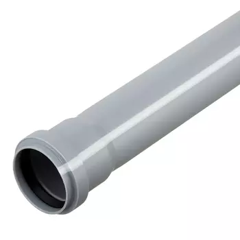 Труба канализационная Valfex Base d50x1000 мм пластиковая для внутренней канализации