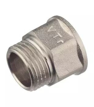 Удлинитель Valtec 15 мм х 1/2 ВР(г) х 1/2 НР(ш) латунный (VTr.197.N.0415)