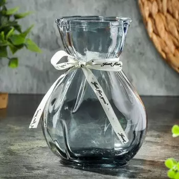 Ваза стекло, настольная, 20х9.5 см, A060228