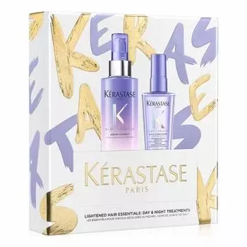 Kerastase Набор: Восстанавливающая ночная сыворотка Cicanuit, 90 мл + Масло для чувствительных осветленных волос Cicaextreme, 50 мл (Kerastase, Blond Absolu)