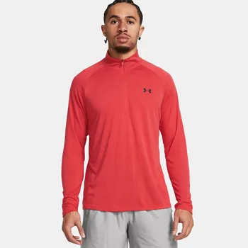 Лонгслив Under Armour Tech™ 2.0 Half Zip, оранжевый