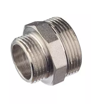 Ниппель переходной Valtec 1 1/4 НР(ш) х 1 НР(ш) латунный (VTr.580.N.0706)