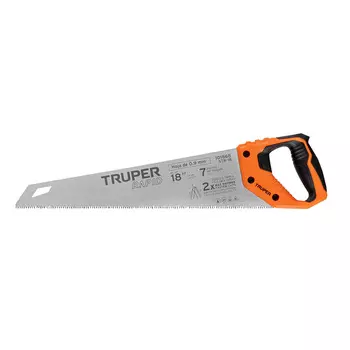 Ножовка по дереву Truper 450 мм 7 зуб/дюйм средний зуб