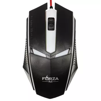 FORZA Мышь компьютерная проводная игровая, 1200 dpi, 130см, пластик