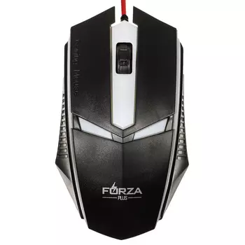 FORZA Мышь компьютерная проводная игровая, 1200 dpi, 130см, пластик