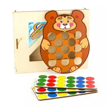 WoodlandToys Мозаика "Медведь"