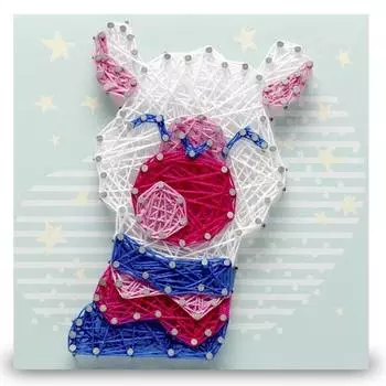 tring art lab Набор для творчества в технике string art "Альпака" П007