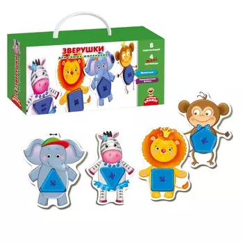 VLADI TOYS Развивающая игра "Зверушки для самых маленьких"