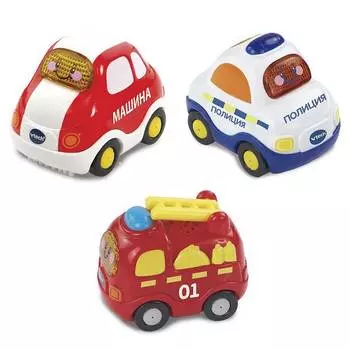 Vtech Набор из 3 машинок Бип-Бип Toot-Toot Drivers