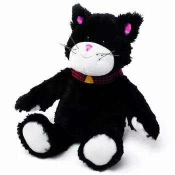 WARMIES Игрушка грелка Черный Кот